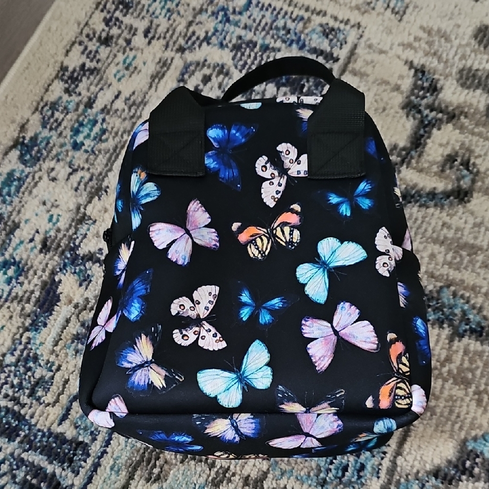 Butterfly Print Lunch Tote